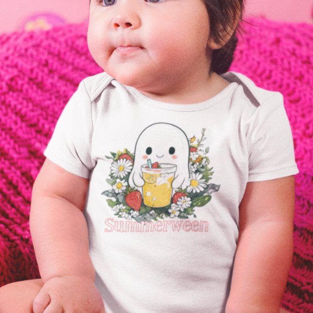 Body Para Bebê Ghost Summerween Summer Halloween (Criador carregado)