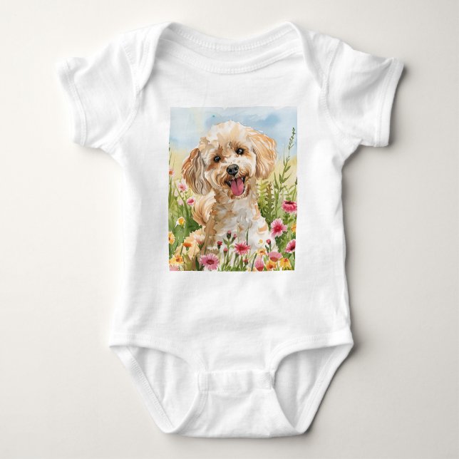 Body Para Bebê Gift for Poodle Owner Painting Wall Poster (Frente)