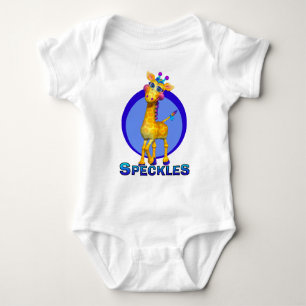 Body Para Bebê GiggleBellies salpica o girafa