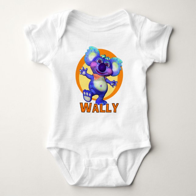 Body Para Bebê GiggleBellies Wally o Koala (Frente)