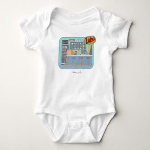 Body Para Bebê Gilmore Girls   Gráfico do Luke's Diner