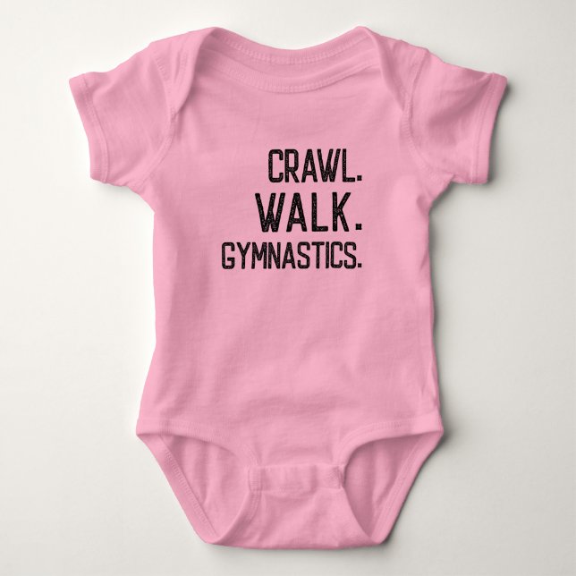 Body Para Bebê Ginástica de Rastejar Caminhar (Frente)