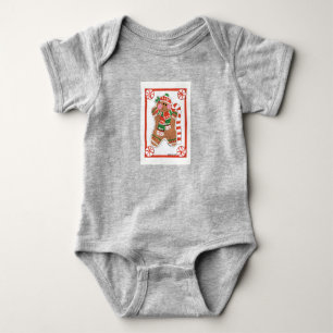 Body Para Bebê Gingerbird Love - Kids Art for CHOC