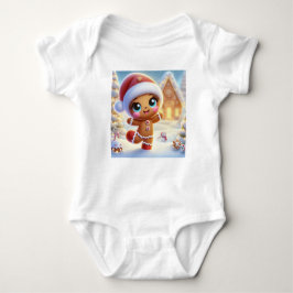 Body Para Bebê Gingerbread Holiday Joy