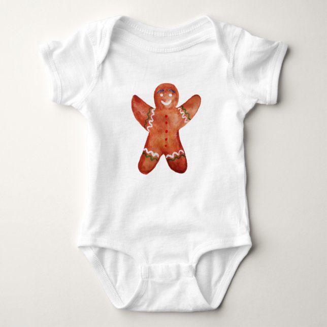 Body Para Bebê Gingercake Man Cookie Baby Bodycase (Frente)