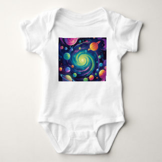 Body Para Bebê Giração Planetária