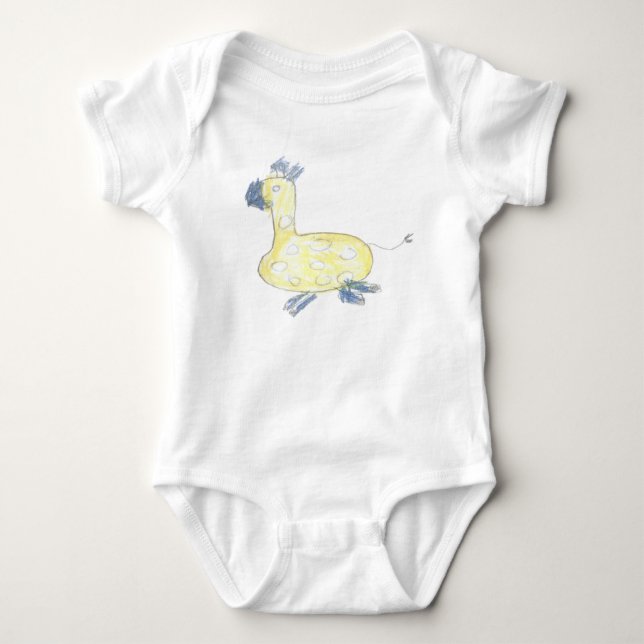 Body Para Bebê Girafa (Frente)