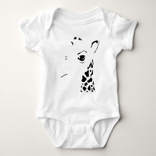 Body Para Bebê girafa (Frente)