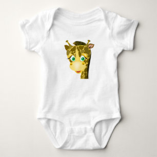 Body Para Bebê Girafa Bonita -