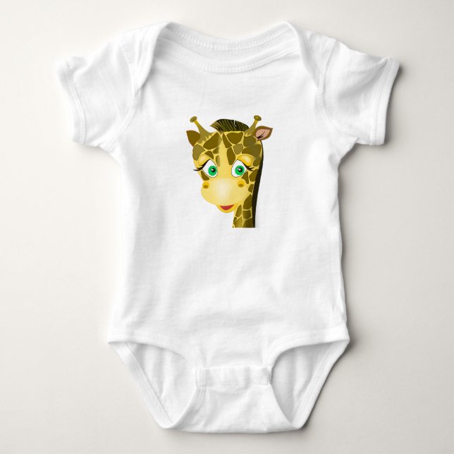 Body Para Bebê Girafa Bonita - (Frente)