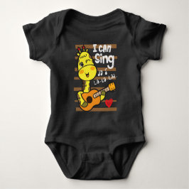 Body Para Bebê Girafa brincando