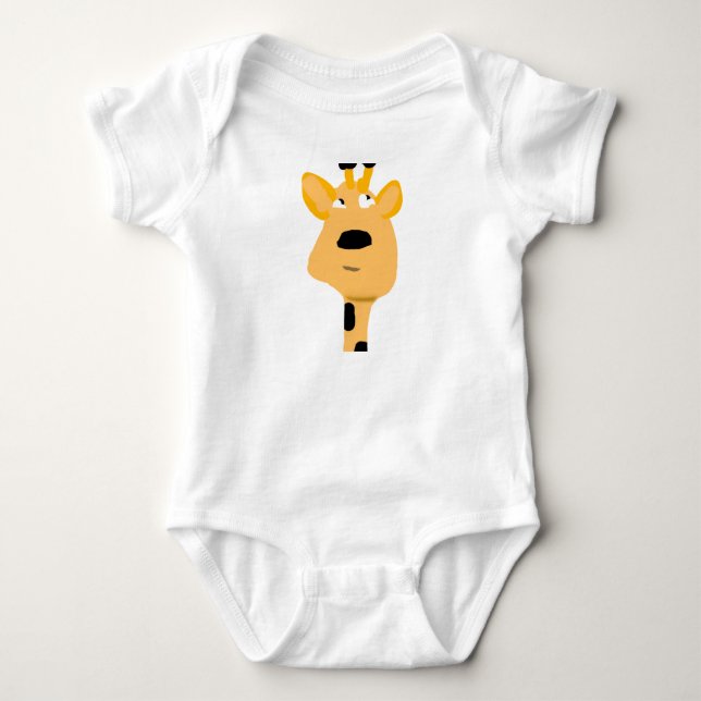 Body Para Bebê Girafa Divertida (Frente)