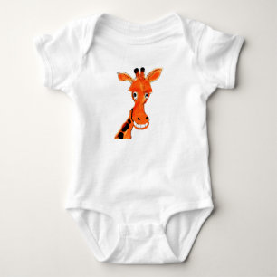Body Para Bebê Girafa divertida