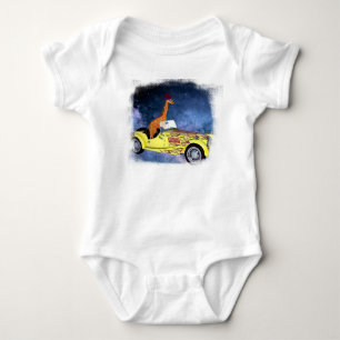 Body Para Bebê Girafa em Space Jersey Bodycase