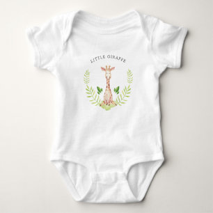 Body Para Bebê Girafa pequeno Bodysuit personalizado do bebê
