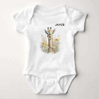 Body Para Bebê Giraffe Baby Personalizável