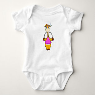 Body Para Bebê Giraffe Malhação Rope