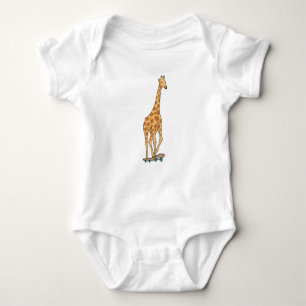 Body Para Bebê Giraffe Skater