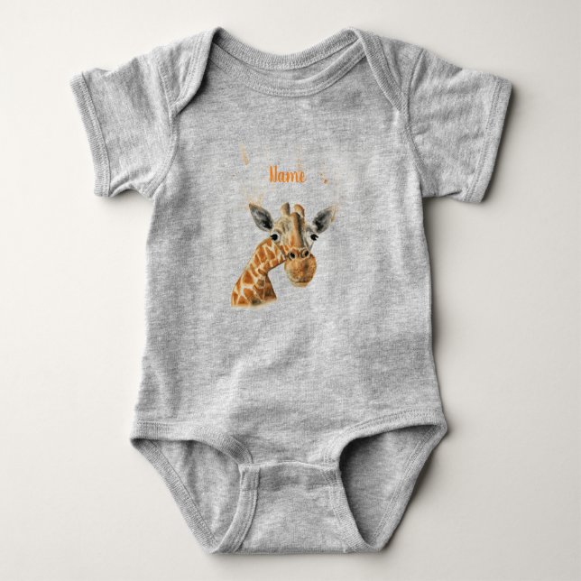 Body Para Bebê Giraffeed (Frente)