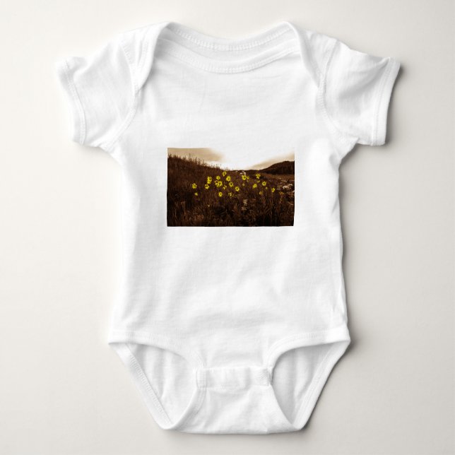 Body Para Bebê Girassóis (Frente)