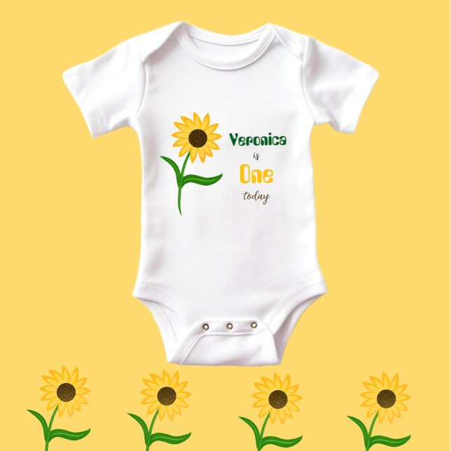 Body Para Bebê Girassol (Criador carregado)