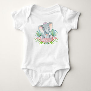 Body Para Bebê Girls Elephant Baby Shirts