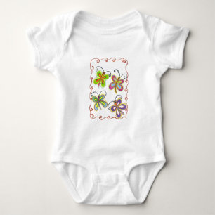 Body Para Bebê Girly Butterfly