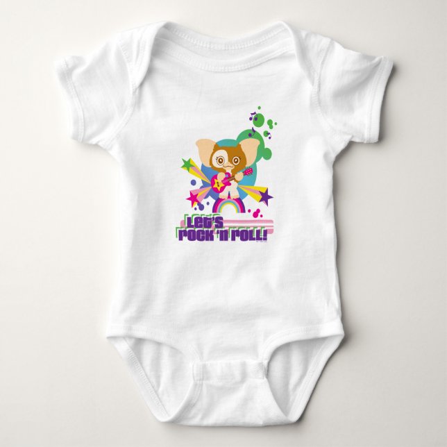 Body Para Bebê Gizmo | Vamos Rock 'n Roll (Frente)