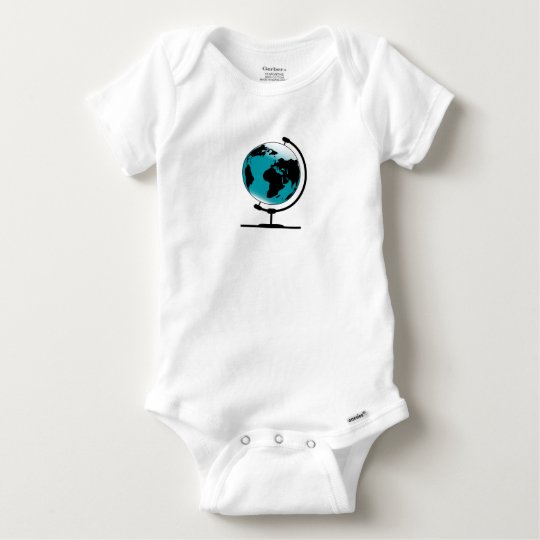 Body Para Bebê Globo montado no giro de giro