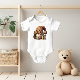Body Para Bebê Gnome Made Eggnog Baby Bodysuit