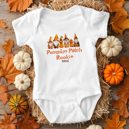 Body Para Bebê Gnomos Novatos do Pomar de Abóboras