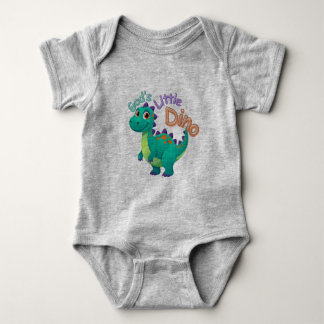 Body Para Bebê God’s Little Dino Baby Bodysuit