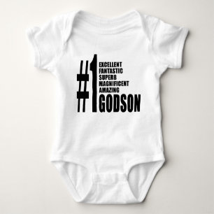 Body Para Bebê Godsons legal: Godson do número um