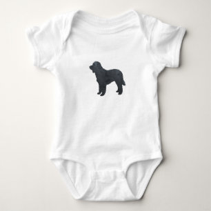Body Para Bebê Goldendoodle Preto / Trabalho de arte Labradoodle