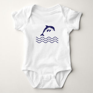 Body Para Bebê Golfinho