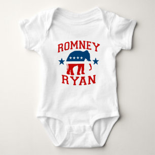 Body Para Bebê GOP MASCOT.png de ROMNEY RYAN VP