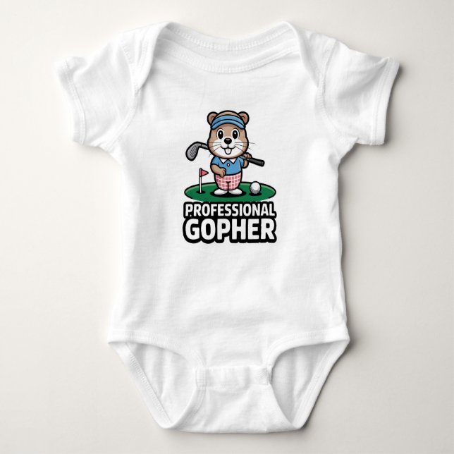 Body Para Bebê Gopher Profissional Jr (Frente)