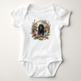 Body Para Bebê Gordon Setter Alegria de Natal – Arte Canina Sazon