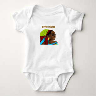 Body Para Bebê Gotejando em Melanina