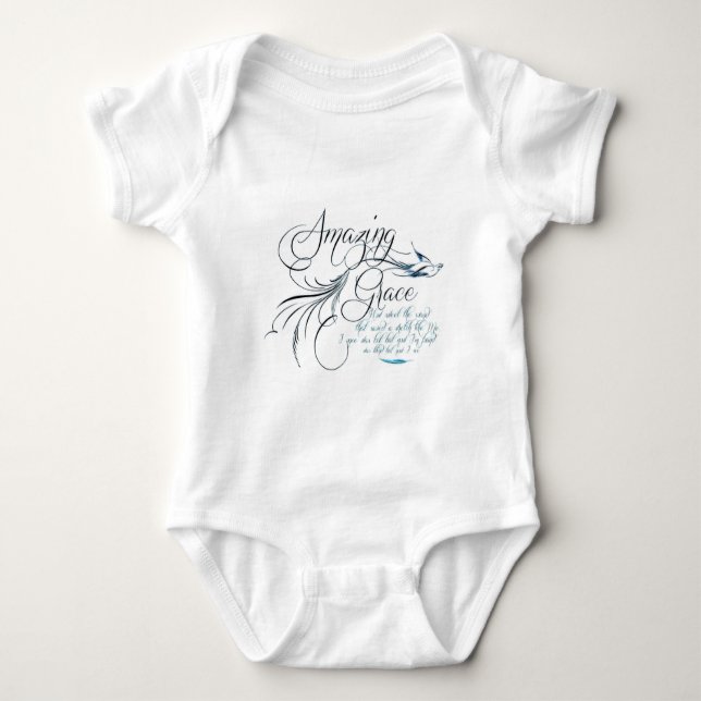 Body Para Bebê Graça Incrível (Frente)