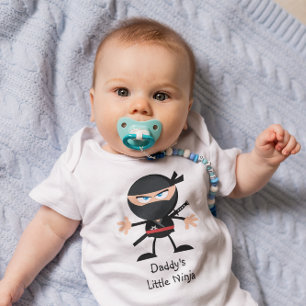 Body Para Bebê Gráfico de Cartoons Ninja para pais