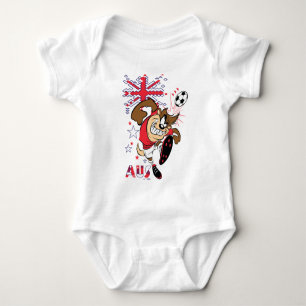Body Para Bebê Gráficos do TAZ™ Time Austrália Futebol