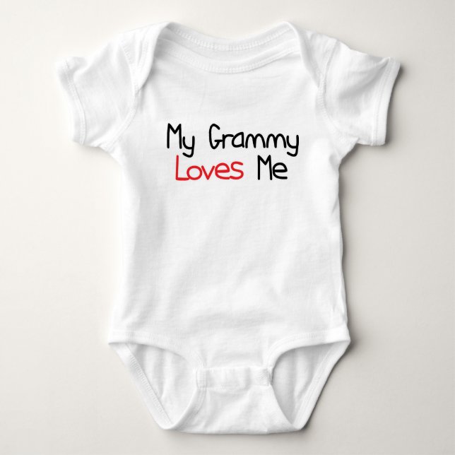 Body Para Bebê Grammy ama-me (Frente)