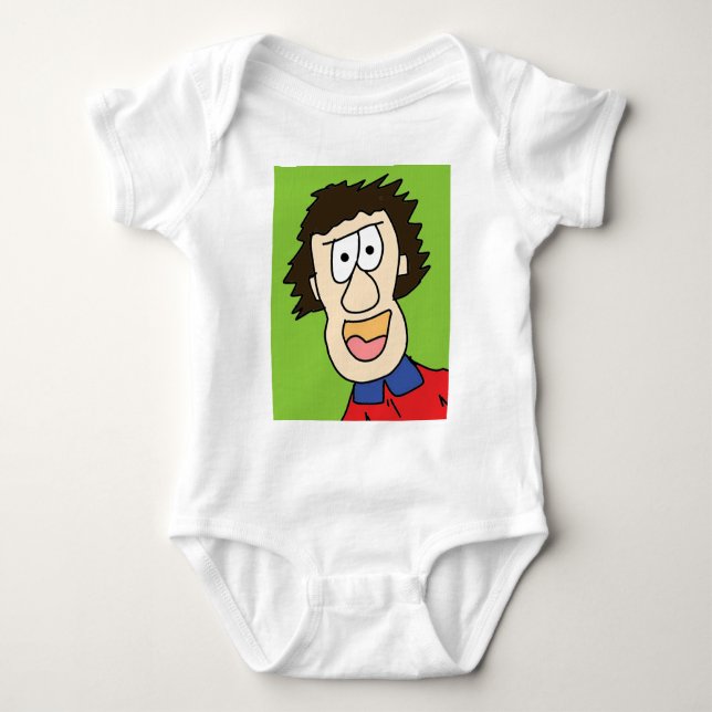 Body Para Bebê grampa jovem (Frente)