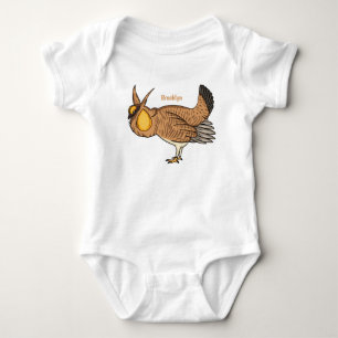 Body Para Bebê Grande ilustração de desenho animado de frango pra