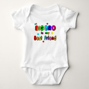 Body Para Bebê Grande Irmão Melhor Amigo