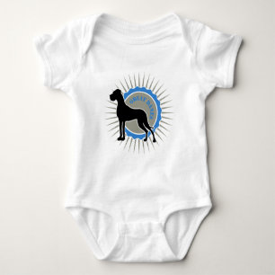 Body Para Bebê Grandes Dinamarqueses - Estrela, Dane