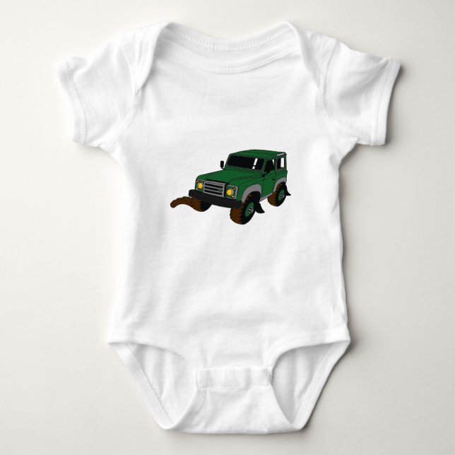 Body Para Bebê Green Landy (Frente)