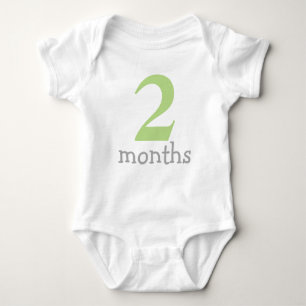 Body Para Bebê Green Monthly Baby