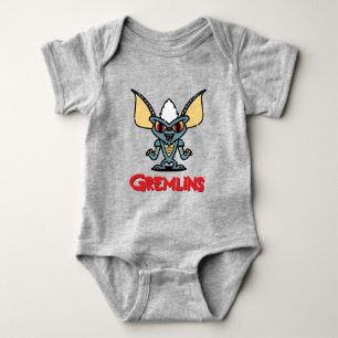 Body Para Bebê Gremlins Caractere cômico em grão
